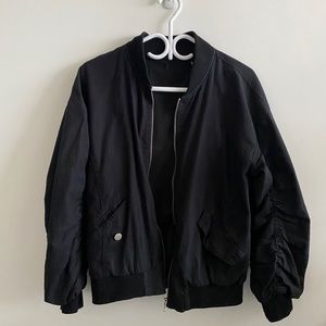 Black Bomber Jacket